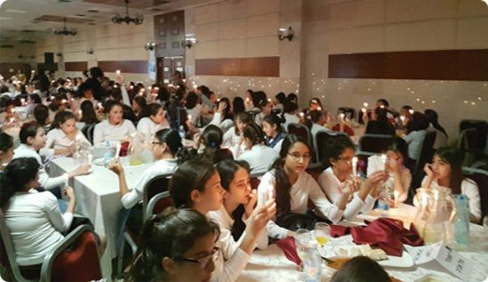300 Shuvu girls celebrate their Bat Mitzvah
